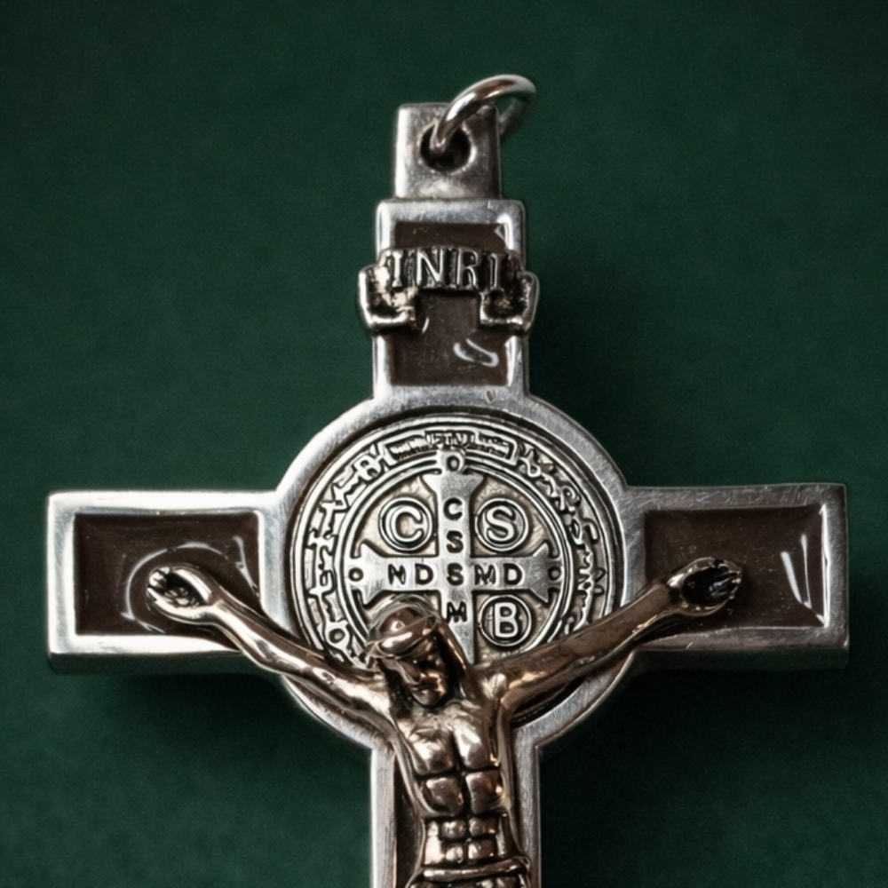 Catholic St. Benedict Pendant - Picture 3 of 6